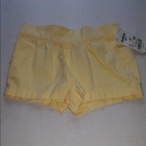 EST 1895 Oshkosh Bgosh Size 18 Months‎ Baby Girls Yellow Shorts NWT MSRP $24